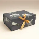 Gift Box |Rigid  foldabel box | Gift Hamper Boxes For Packaging, Satin Ribbon Hamper Boxes | Gift Cardboard Box Empty Gift Hamper Box Reusable Gift Boxes | Foldabel Box | SIZE 10x8x4 inches / 7025